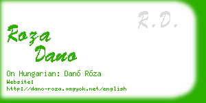 roza dano business card
